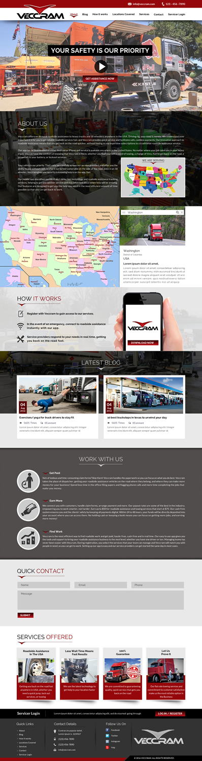 Web Design by Sbss for VECCRAM | Design #11674589