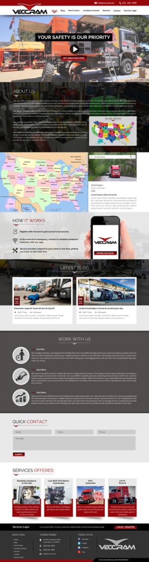 Web Design by Sbss for VECCRAM | Design: #11674589