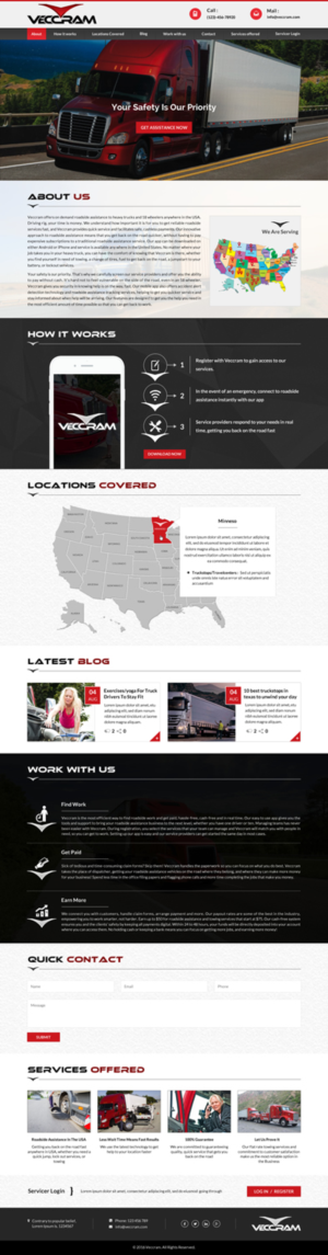Web Design by Sbss for VECCRAM | Design: #11677929