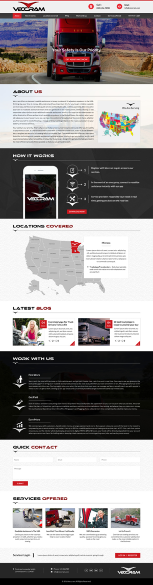 Web Design by Sbss for VECCRAM | Design: #11677930