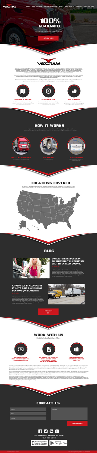 Web Design by jeckx2 for VECCRAM | Design #11703096