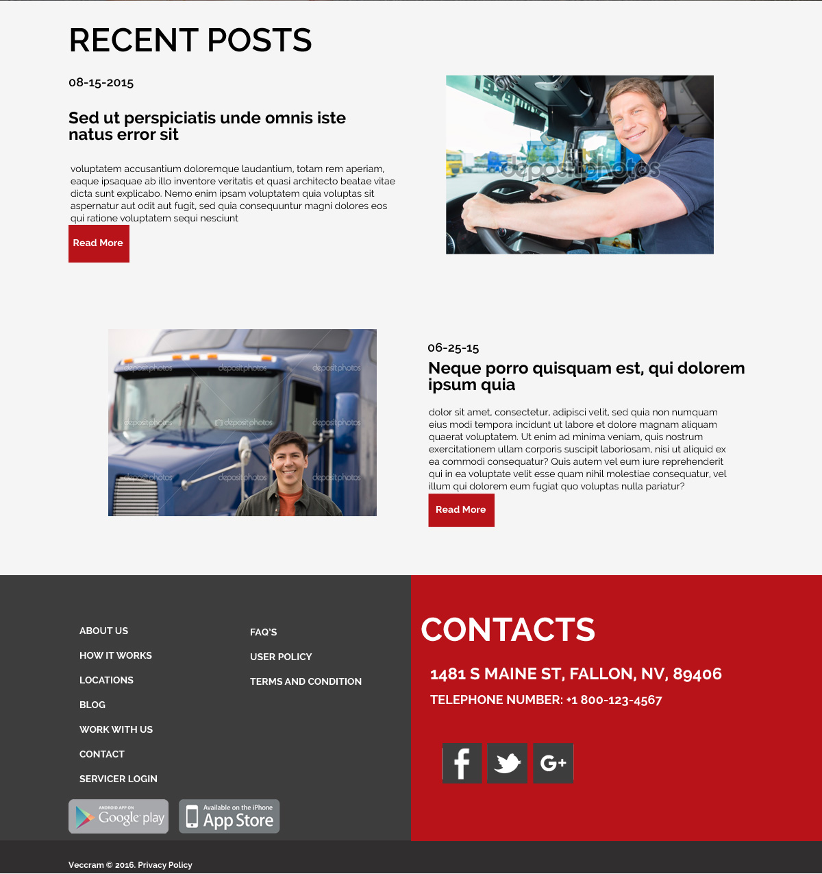 Web Design par jeckx2 pour VECCRAM | Design #11703177