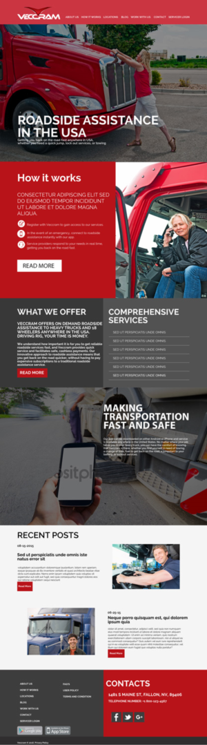 Web Design by jeckx2 for VECCRAM | Design: #11703178
