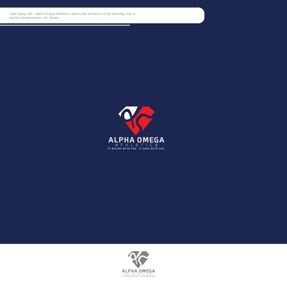 Logo-Design von Logoziner für Alpha Omega Athletics | Design #11790075