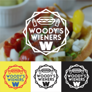 Logo-Design von Daniel Clavijo für Woody's Wieners | Design #11675425