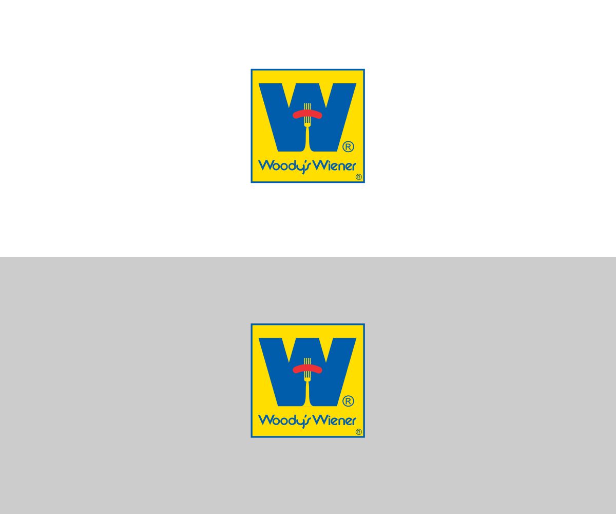Diseño de Logo por AisRafa.com para Woody's Wieners | Diseño #11698705