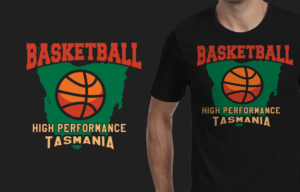 High Performance Basketball Tasmania | T-shirt Design by baidya