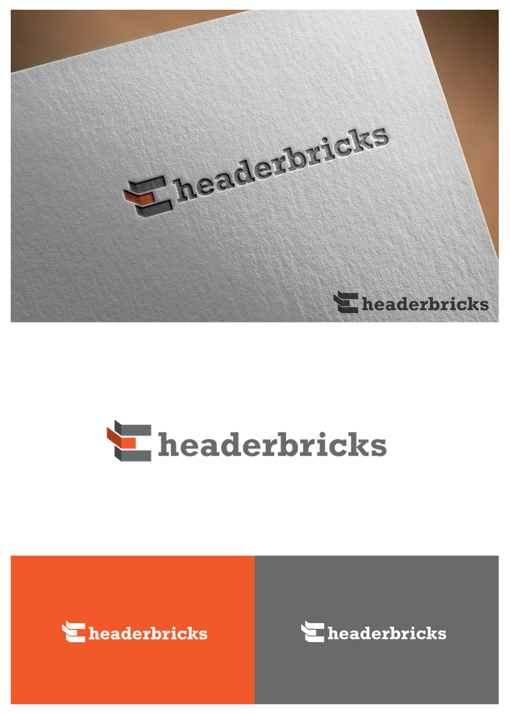 Logo Design by goranvisnjic82 for Headerbricks | Design #11653473