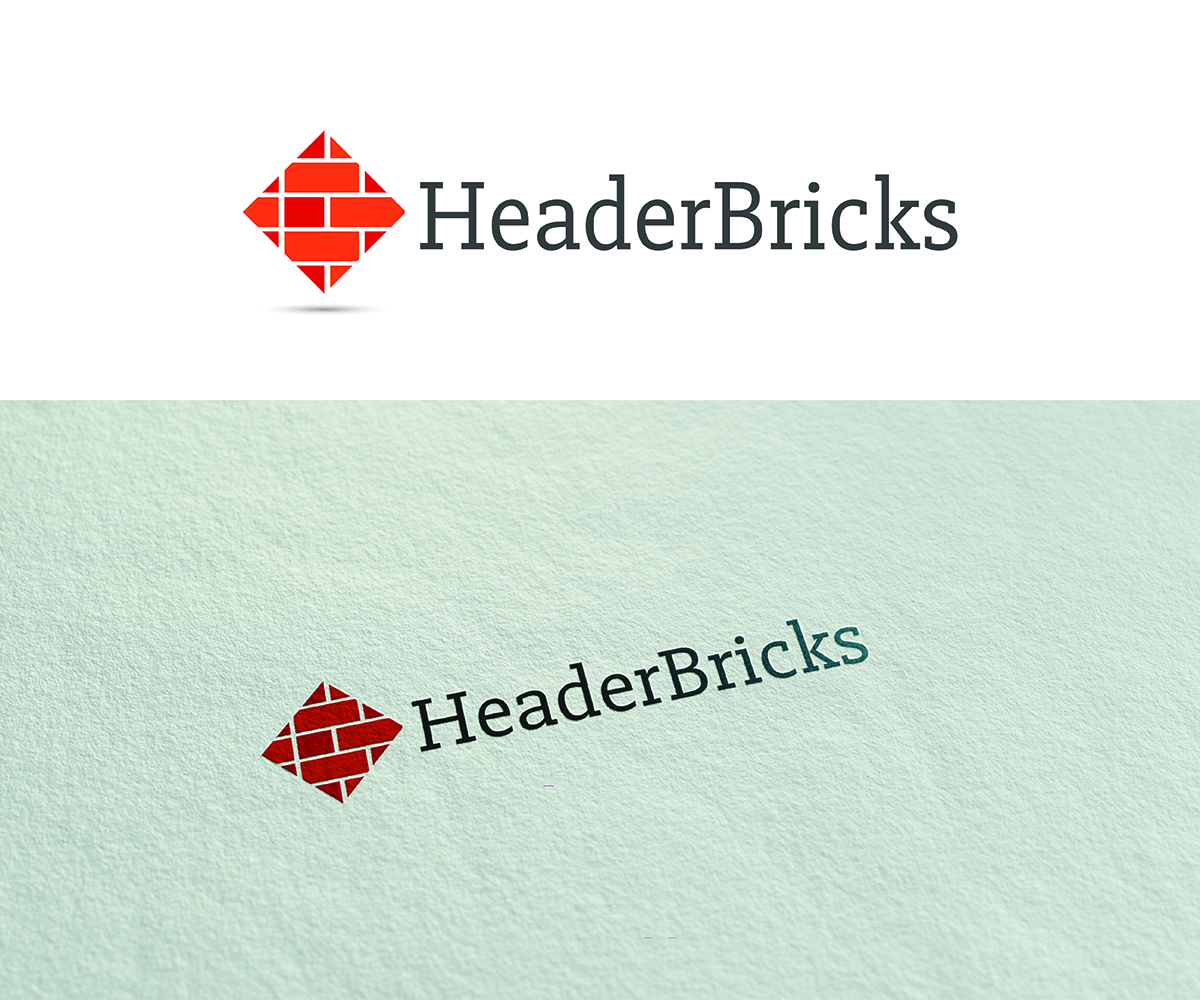 Logo Design by eMARK for Headerbricks | Design #11649871