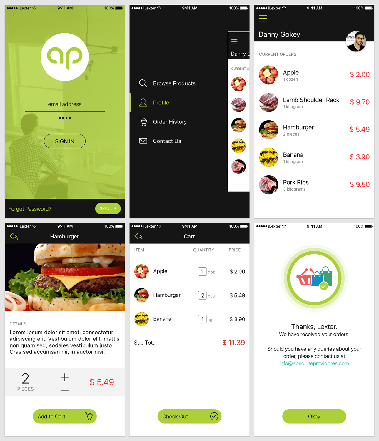 App Design by iLexter for Absolute Providores | Design #11742543