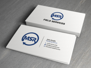 Diseño de Tarjeta de Presentación por Sandaruwan para MSR Field Services | Diseño #11653350