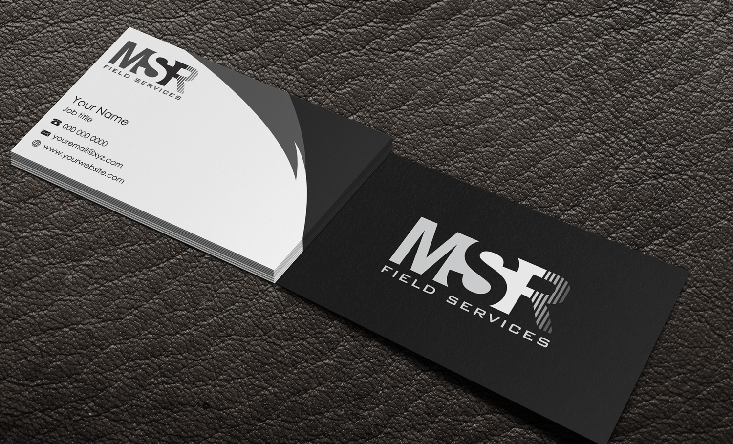 Design de Carte de Visite par Riz' pour MSR Field Services | Design #11667309