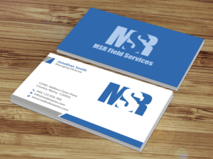 Visitenkarten-Design von Creations Box 2015 für MSR Field Services | Design: #11663060