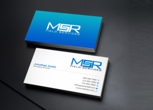 Visitenkarten-Design von Creations Box 2015 für MSR Field Services | Design: #11663086