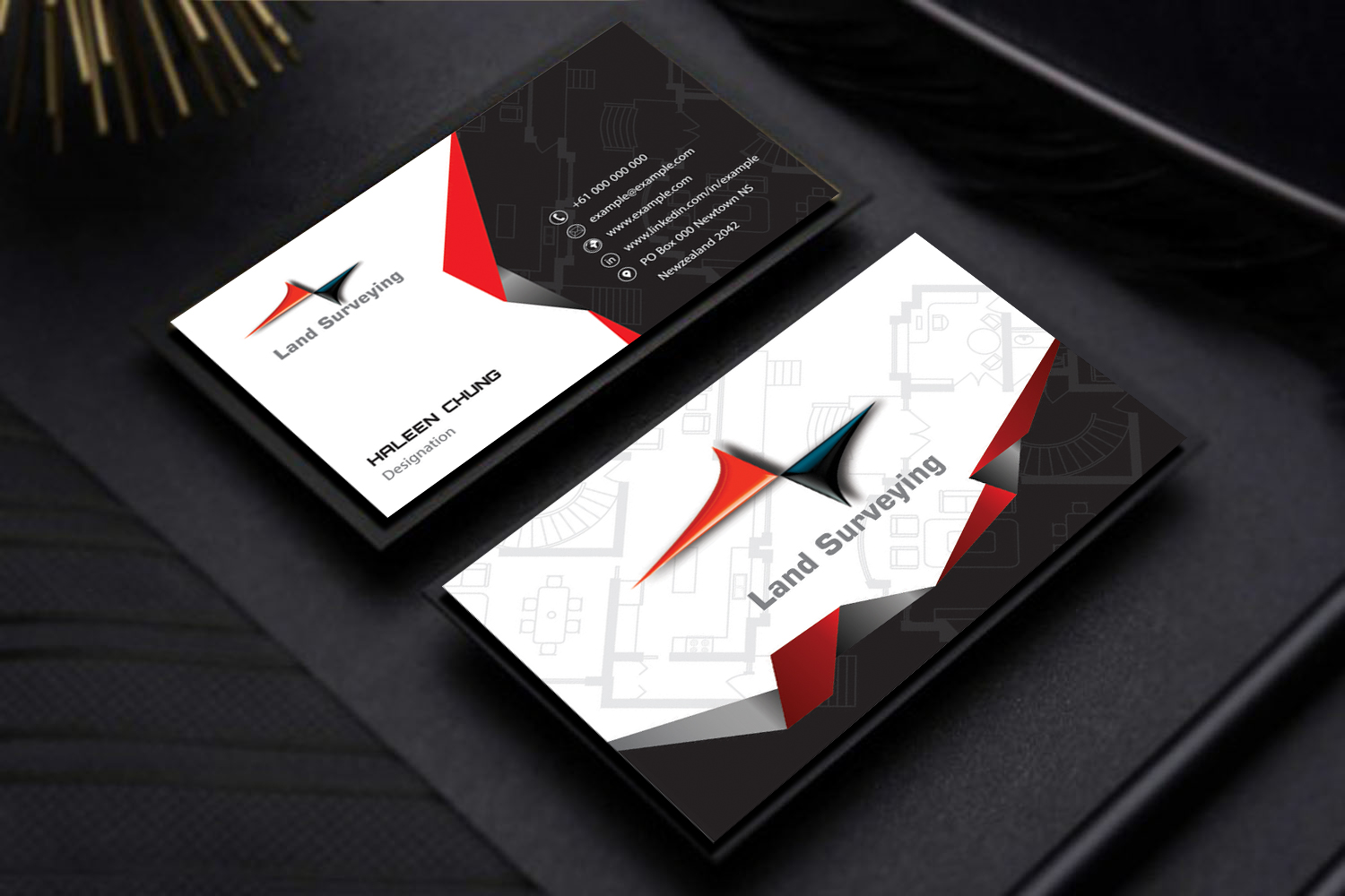 Visitenkarten-Design von Petter Goms für MSR Field Services | Design #11686989