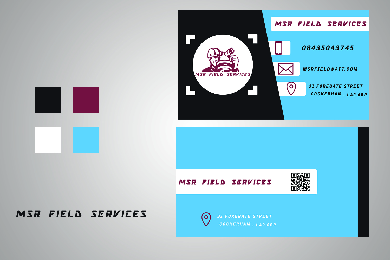 Diseño de Tarjeta de Presentación por spouka para MSR Field Services | Diseño #11683611