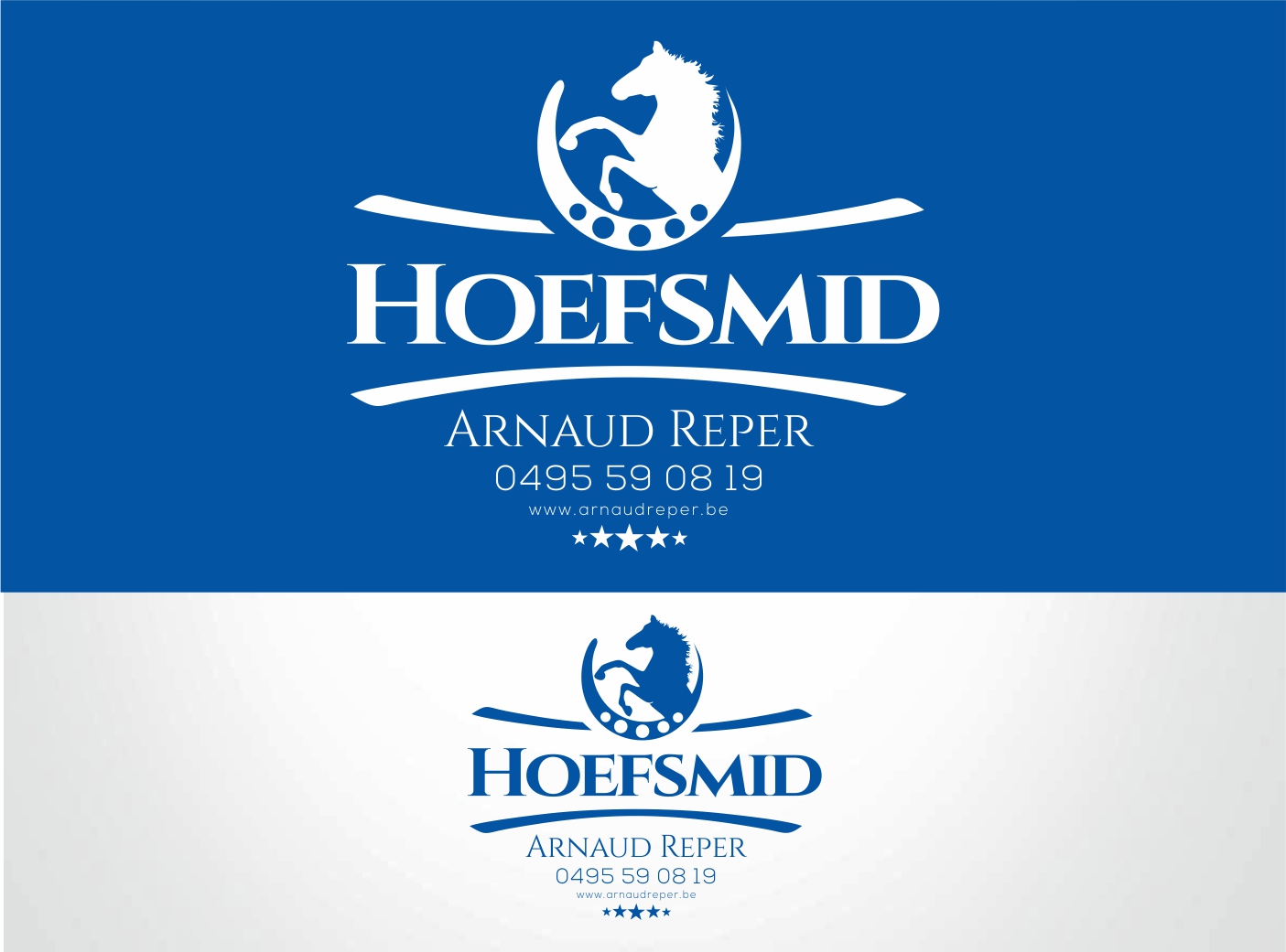 Logo Design by nikkiblue for Hoefsmid Arnaud Reper | Design #11788708