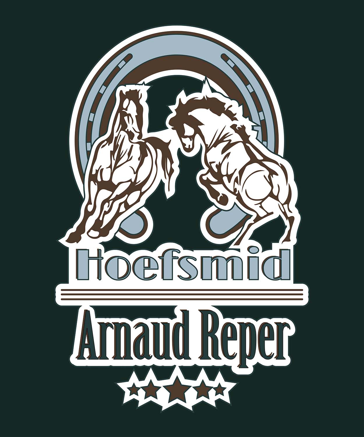 Logo Design by milla_cibotari for Hoefsmid Arnaud Reper | Design #11673639