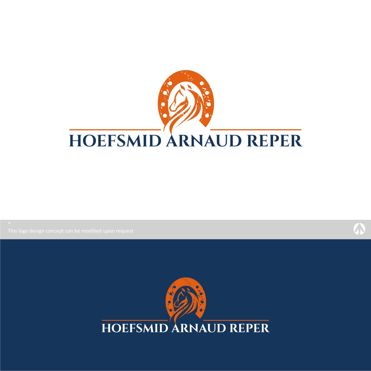 Logo Design by MBARO for Hoefsmid Arnaud Reper | Design #11657640