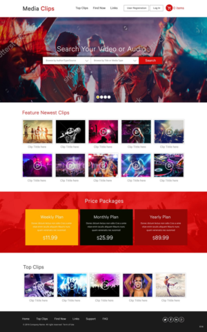 Web Design by pb for mediaclips.com.ng | Design: #11661816