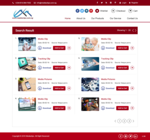 Web Design by pb for mediaclips.com.ng | Design: #11737167