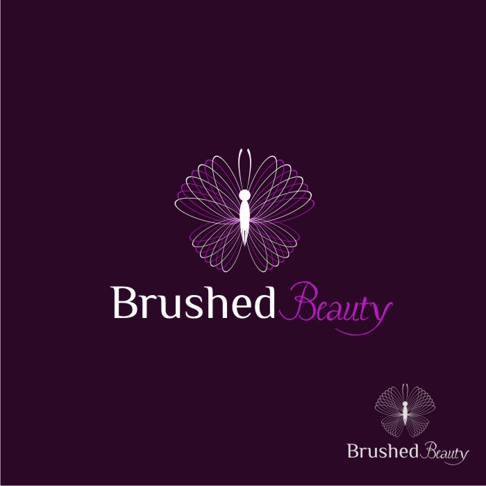 Logo Design by nutu for Brushed Beauty | Design #11993021