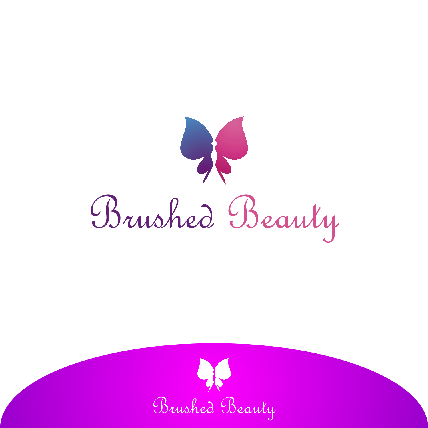 Logo Design by indieca for Brushed Beauty | Design #12075439