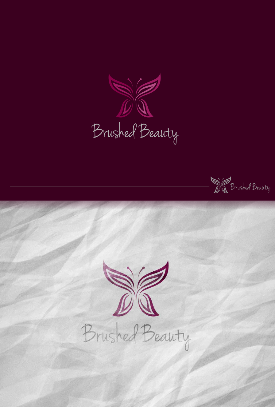 Logo Design by artswolf for Brushed Beauty | Design #12066765