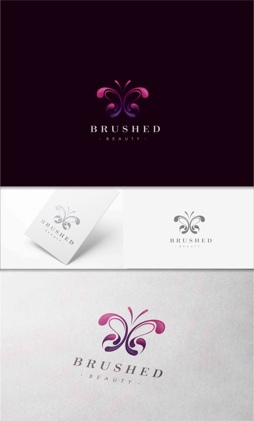 Logo Design by artswolf for Brushed Beauty | Design #12095176