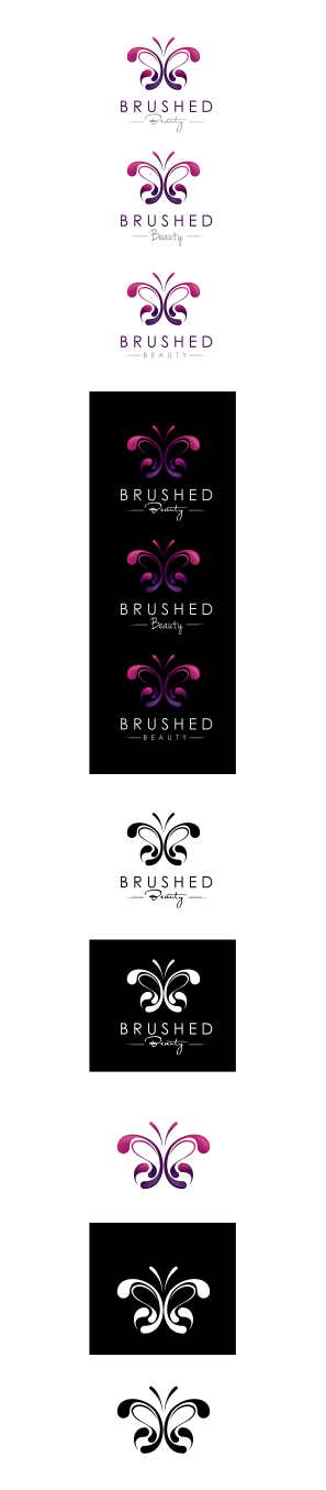 Logo Design by artswolf for Brushed Beauty | Design #12111204