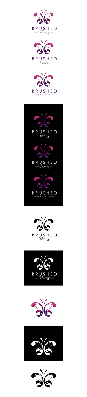 Logo Design by artswolf for Brushed Beauty | Design: #12111204