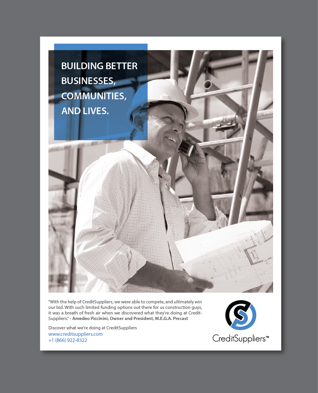 Design Publicitaire par Alexandar pour CreditSuppliers | Design #11705229