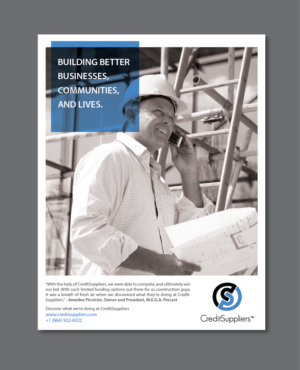 Design Publicitaire par Alexandar pour CreditSuppliers | Design : #11705229