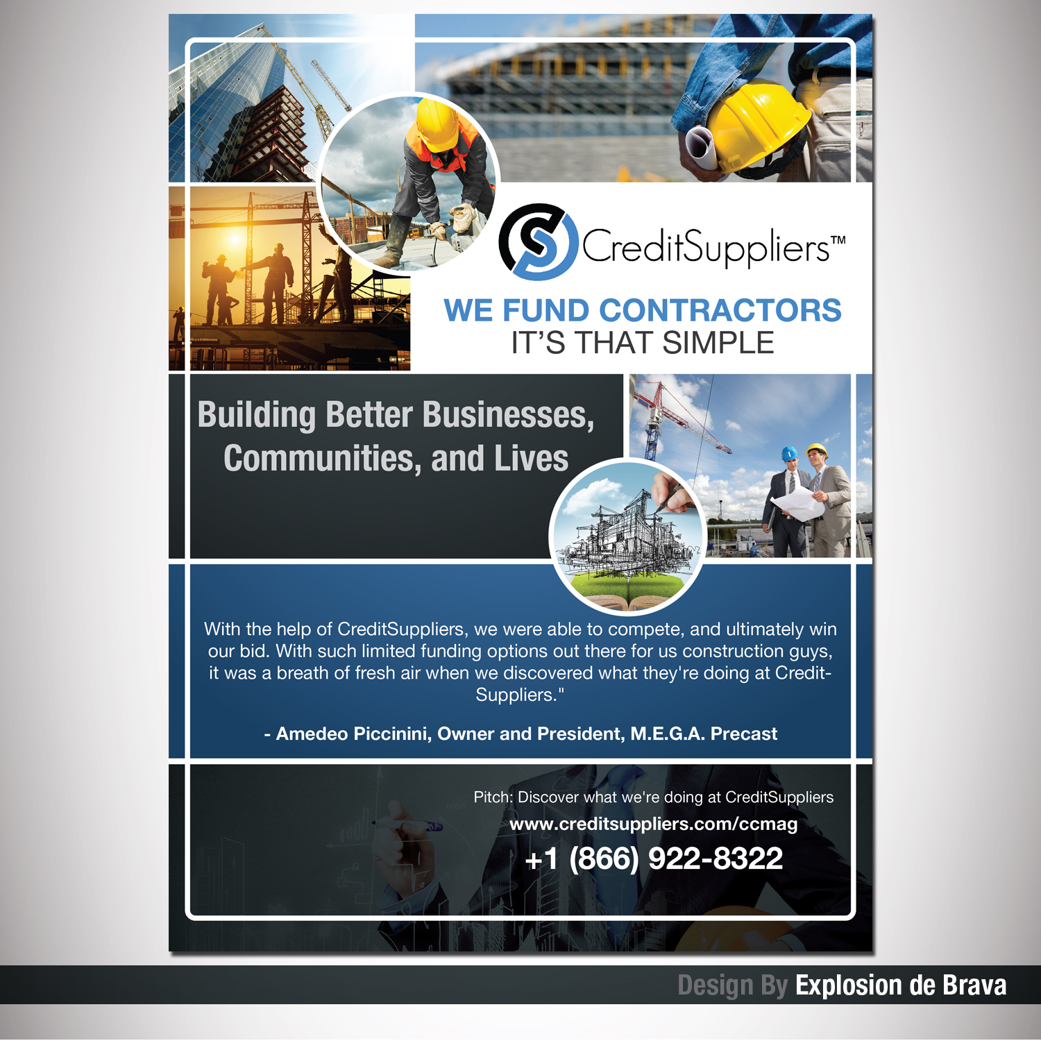 Advertisement Design by BHAMQR for CreditSuppliers | Design #11683401
