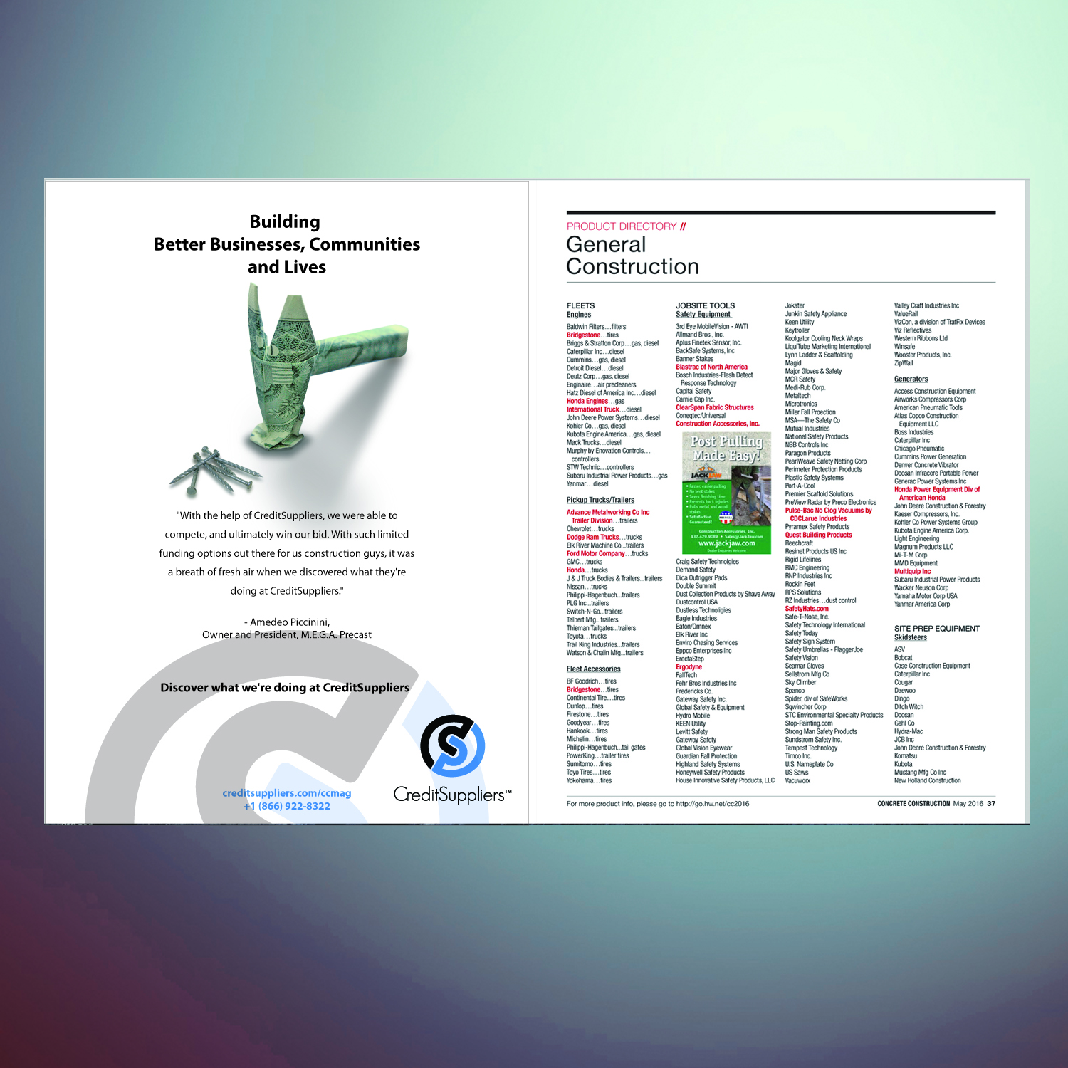 Advertisement Design by WholeBranding® for CreditSuppliers | Design #11699173
