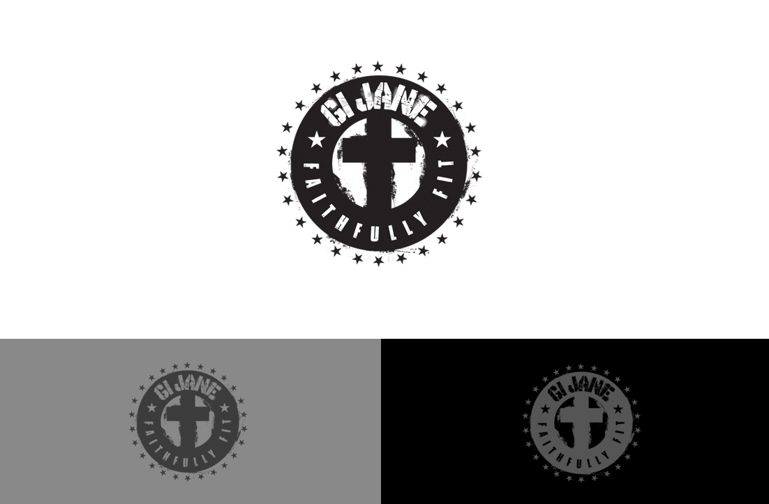 Diseño de Logo por GLDesigns para GI JANE Faithfully Fit  | Diseño #11654385
