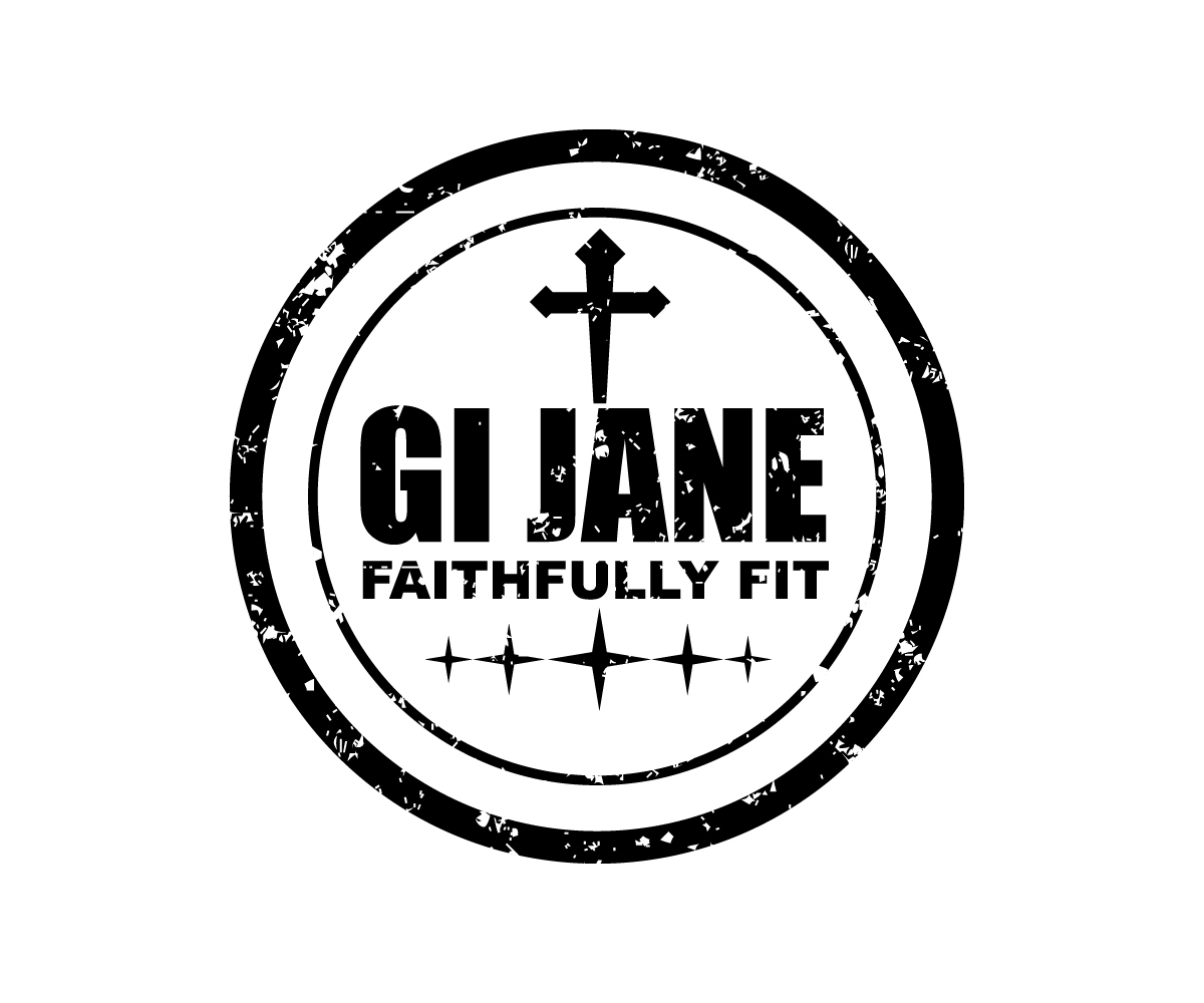 Diseño de Logo por Jay Design para GI JANE Faithfully Fit  | Diseño #11658916