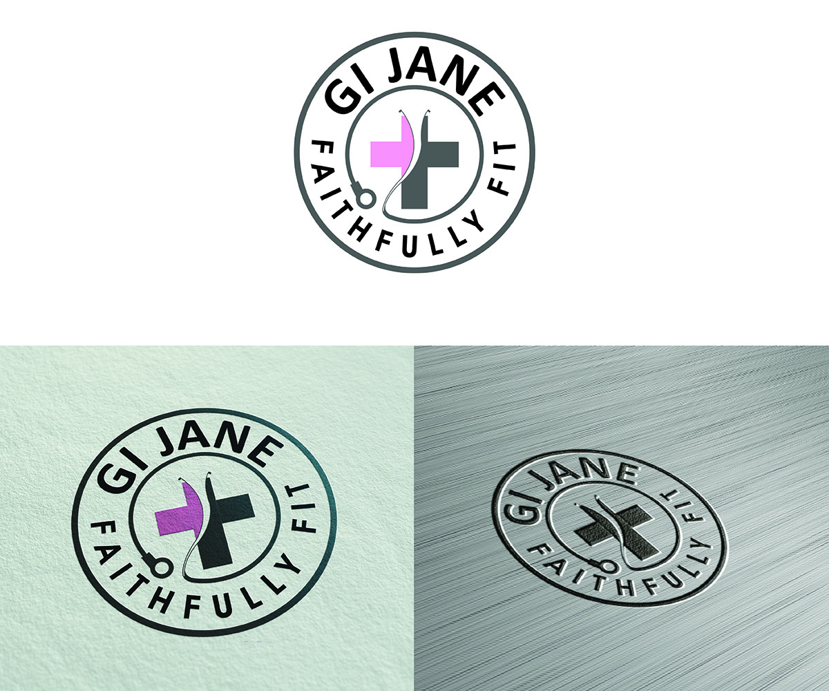Logo Design by Logico Artlines for GI JANE Faithfully Fit  | Design #11702963