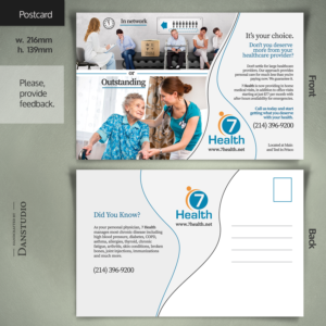 Postkarten-Design von danstudio für 7 Health | Design: #12081861