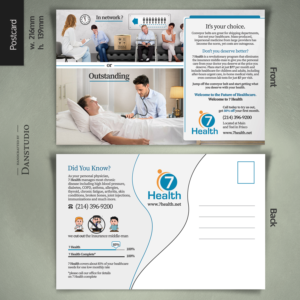 Postkarten-Design von danstudio für 7 Health | Design: #12102229