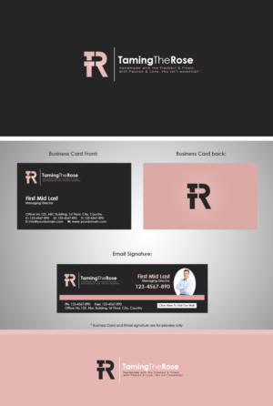 Logo Design by Moustache-Graphics for Taming the Rose | Design: #11698470