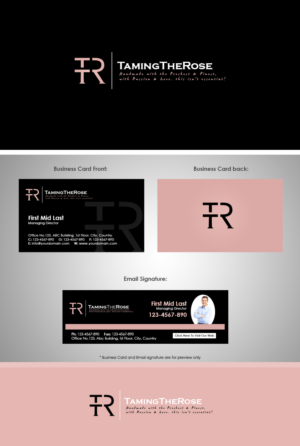 Logo Design by Moustache-Graphics for Taming the Rose | Design: #11720938