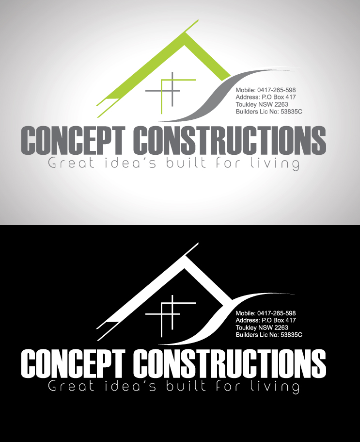 Logo Design by GHDesigns for Concept Constructions | Design #11752839