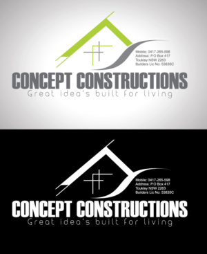 Logo Design by GHDesigns for Concept Constructions | Design: #11752839