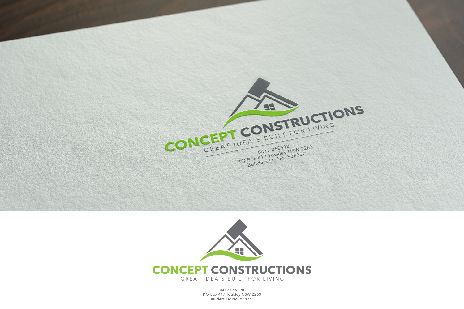 Logo Design by Grafactory for Concept Constructions | Design #11752334