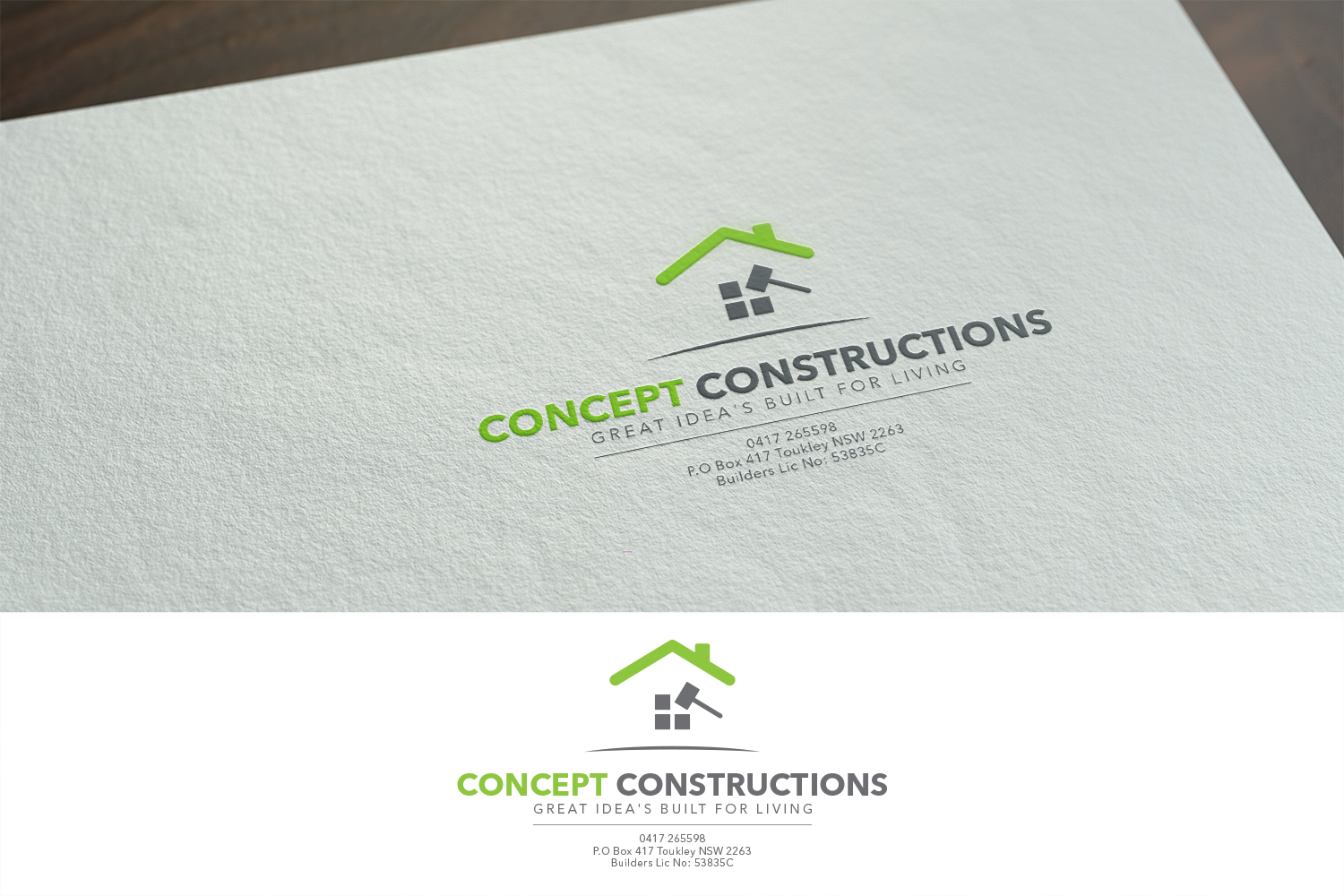 Logo Design by Grafactory for Concept Constructions | Design #11752335