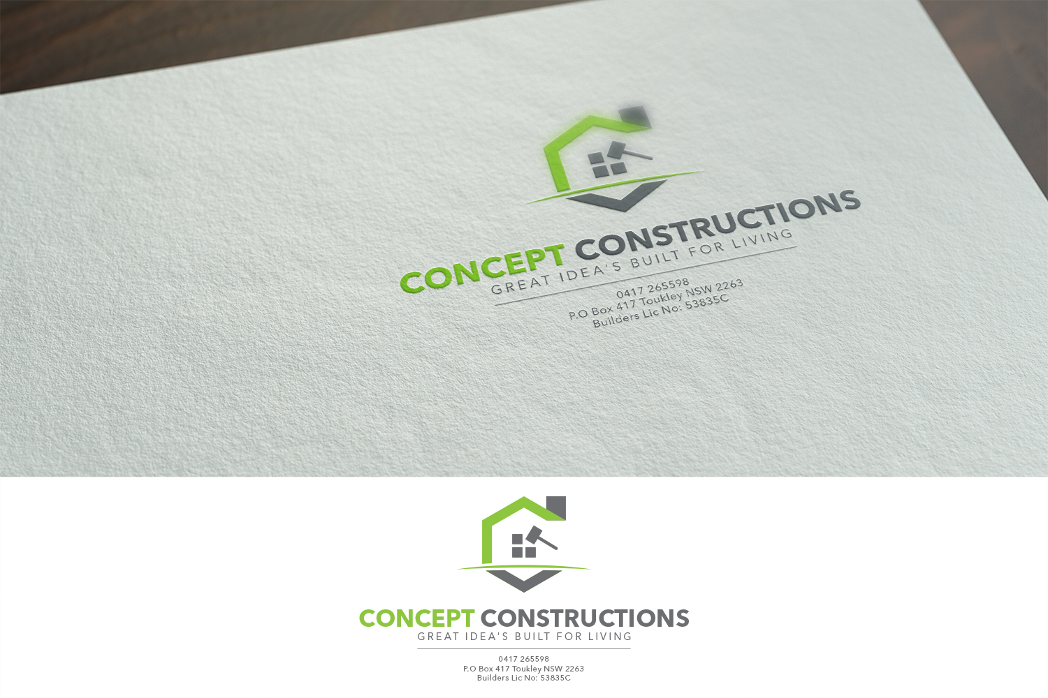 Logo Design by Grafactory for Concept Constructions | Design #11752337