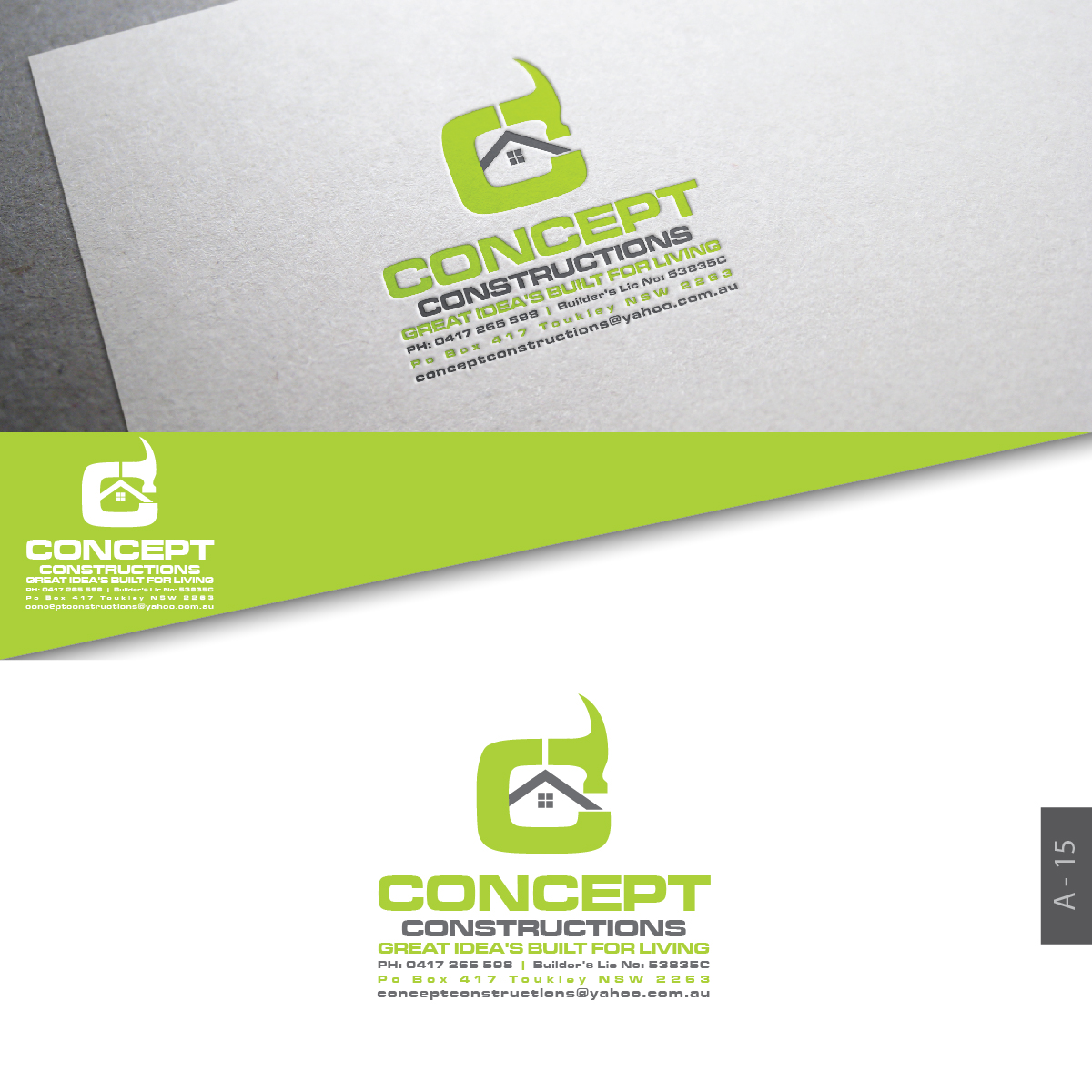 Logo Design by Designanddevelopment for Concept Constructions | Design: #11756436