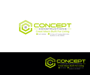 Diseño de Logo por carina_designs para Concept Constructions | Diseño #11724047