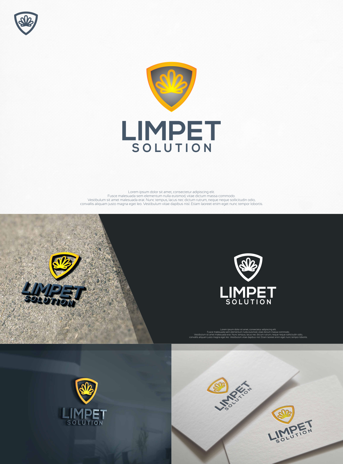 Logo Design by jenggot_merah_ for Limpet solution | Design #11743542